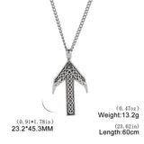 Tyr Tiwaz Rune Pendant Necklaces Viking Warriors
