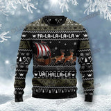 Ugly Christmas Sweatshirts Viking Santa Claus Xmas Pullover sweatshirt Viking Warriors