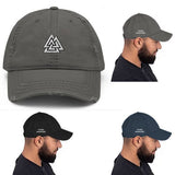 Valknut Distressed Hat Hats Viking Warriors
