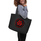 Valknut Symbol Large Organic Tote Bag Handbag & Wallet Accessories Viking Warriors