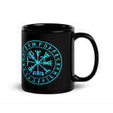 Vegvisir Black Glossy Mug Mugs Viking Warriors