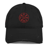 Vegvisir Distressed Dad Hat Hats Viking Warriors