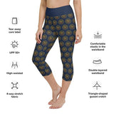 Vegvisir Yoga Capri Leggings leggings Viking Warriors