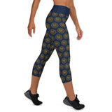 Vegvisir Yoga Capri Leggings leggings Viking Warriors