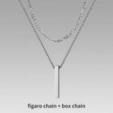 Vertical Bar Layered Necklaces Viking Warriors