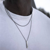 Vertical Bar Layered Necklaces Viking Warriors