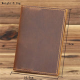 Vertical Leather Passport Wallet passport wallet Viking Warriors