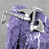 Viking Axe Celtic Knot Earrings earrings Viking Warriors