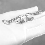 Viking Axe Celtic Knot Earrings earrings Viking Warriors