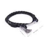 Viking Axe Leather Bracelet Bracelets Viking Warriors