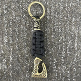 Viking Axe with Runes Beads Key chains Keychains Viking Warriors