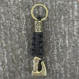 Viking Axe with Runes Beads Key chains Keychains Viking Warriors