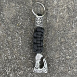 Viking Axe with Runes Beads Key chains Keychains Viking Warriors