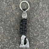 Viking Axe with Runes Beads Key chains Keychains Viking Warriors