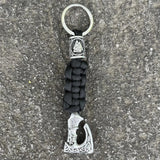 Viking Axe with Runes Beads Key chains Keychains Viking Warriors