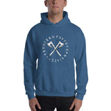 Viking Axes and Runes Hoodie Hoodies Viking Warriors