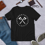 Viking Axes and Runes T-Shirt Shirts & Tops Viking Warriors