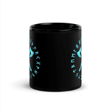 Viking Axes Black Glossy Mug Viking Warriors