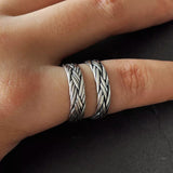 Viking Braided Wedding Rings Rings Viking Warriors