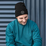 Viking Compass Embroidered Beanie Hats Viking Warriors
