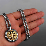 Viking Compass Hollow Necklace Necklaces Viking Warriors
