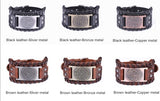 Viking Compass Leather Wristband Wristbands Viking Warriors