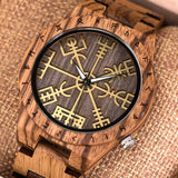 Viking Compass Wooden Watch Watches Viking Warriors