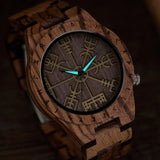 Viking Compass Wooden Watch Watches Viking Warriors