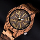 Viking Compass Wooden Watch Watches Viking Warriors