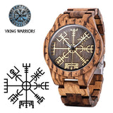 Viking Compass Wooden Watch Watches Viking Warriors