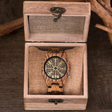 Viking Compass Wooden Watch Watches Viking Warriors