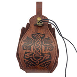 Viking Cosplay Leather Coin Pouch Wallets & Money Clips Viking Warriors