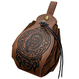Viking Cosplay Leather Coin Pouch Wallets & Money Clips Viking Warriors