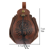 Viking Cosplay Leather Coin Pouch Wallets & Money Clips Viking Warriors