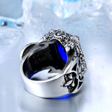 Viking Dragon Claw Zircon Stone Ring Rings Viking Warriors