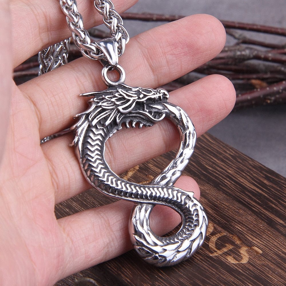 Thors Hammer Necklace - Jormungandr