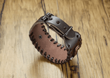 Viking Leather Wristband Wristbands Viking Warriors