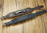 Viking Leather Wristband Wristbands Viking Warriors