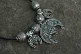 Viking Lunula Moon Symbol Necklace Viking Warriors