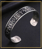 Viking Norse Runes Cuff Bracelet Bracelets Viking Warriors
