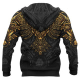 Viking Raven Sweatshirt- Hoodie- Zip Hoodie Hoodies Viking Warriors
