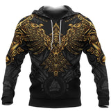 Viking Raven Sweatshirt- Hoodie- Zip Hoodie Hoodies Viking Warriors