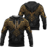 Viking Raven Sweatshirt- Hoodie- Zip Hoodie Hoodies Viking Warriors