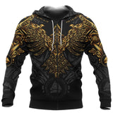 Viking Raven Sweatshirt- Hoodie- Zip Hoodie Hoodies Viking Warriors