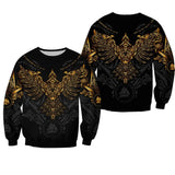 Viking Raven Sweatshirt- Hoodie- Zip Hoodie Hoodies Viking Warriors