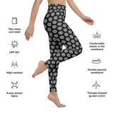 Viking Sun Wheel Yoga Leggings leggings Viking Warriors