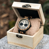 Viking Symbols Wooden Watches jewelry gift set Viking Warriors