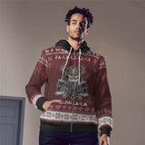 Viking Ugly Christmas Sweater Hoodie Viking Warriors