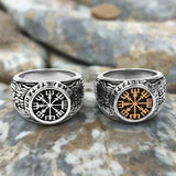 Viking Vegvisir Ring Rings Viking Warriors