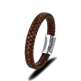 Viking Warrior Braided Leather Bracelet Bracelets Viking Warriors